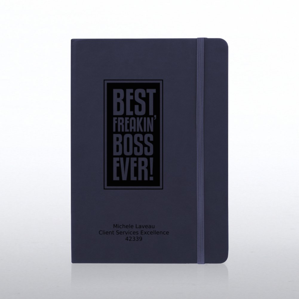 View larger image of Boss Tuscany  Engraved Journal - Navy